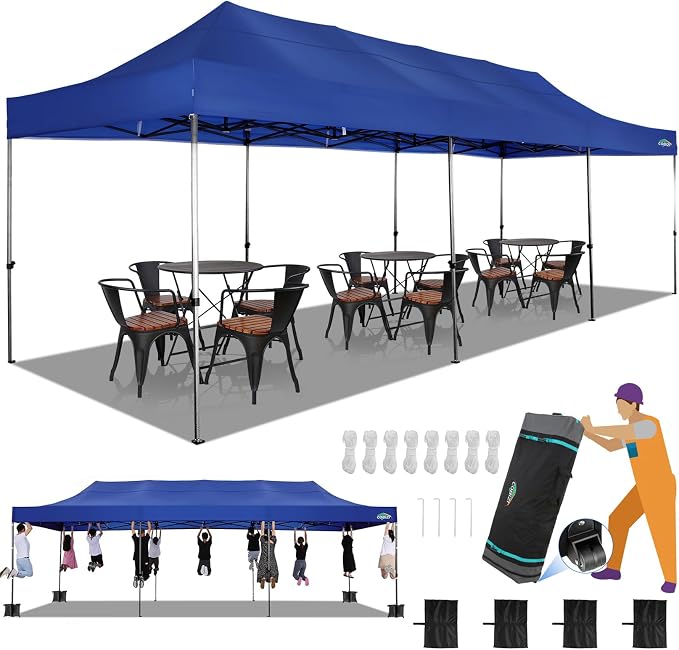 COBIZI 10x30 Heavy Duty Pop up Canopy Party Tent by COBIZI