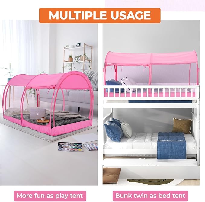 Alvantor® Full Size Canopy Bed Tent Mesh Full Mosquito Net - Image 4