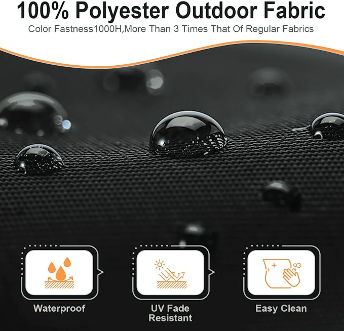 Patio Twin Daybed Waterproof & Fade-Resistant Cover, - Image 2