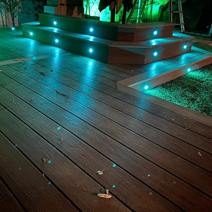 FVTLED Low Voltage Recessed RGBW Deck Light, Φ1.22 RGB & Warm White Stainless - Image 6