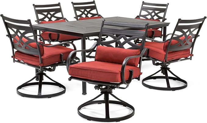 Hanover Montclair 7-Piece Outdoor Dining Set by Hanover