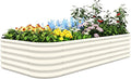 Quictent Raised Garden Bed Kit Oval Galvanized Metal Planter Box Tall by QUICTENT