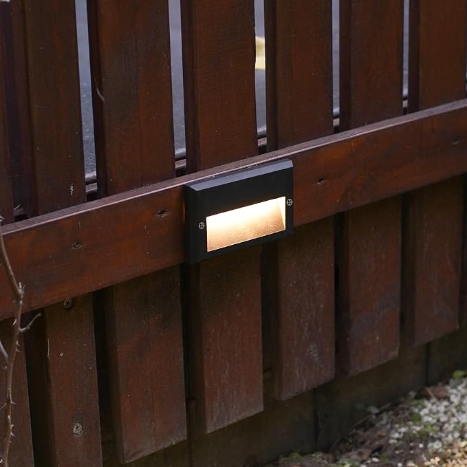 GOODSMANN Low Voltage Step Lights 5.5 Inch Outdoor 12V AC Landscape Stair - Image 8