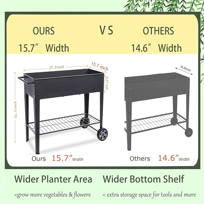 31.5" Tall Raised Garden Bed - Image 2