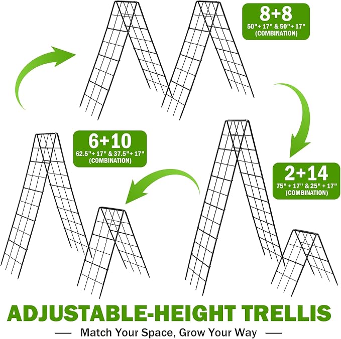 2 Pack 50" Tall A Frame Trellis - Image 5