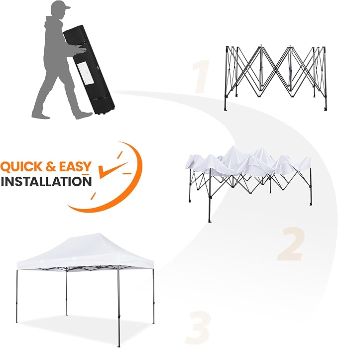 Yaheetech Heavy Duty Pop Up Canopy Tent, 10x15 Commercial Instant Shelter Tent - Image 8