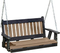 Mission Poly Lumber Wood 5FT Porch Swing Amish Craftsmandship Made in USA HDPE by Unknown
