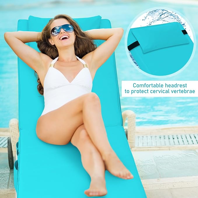 Tondiamo 2 Set Outdoor Chaise Lounge Cushions - Image 3