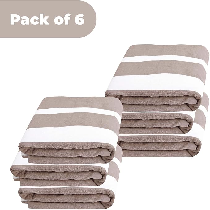 Superior Cabana Cotton Lounge Chair Cover, Outdoor Towel/Chaise Furniture Covers - Image 6
