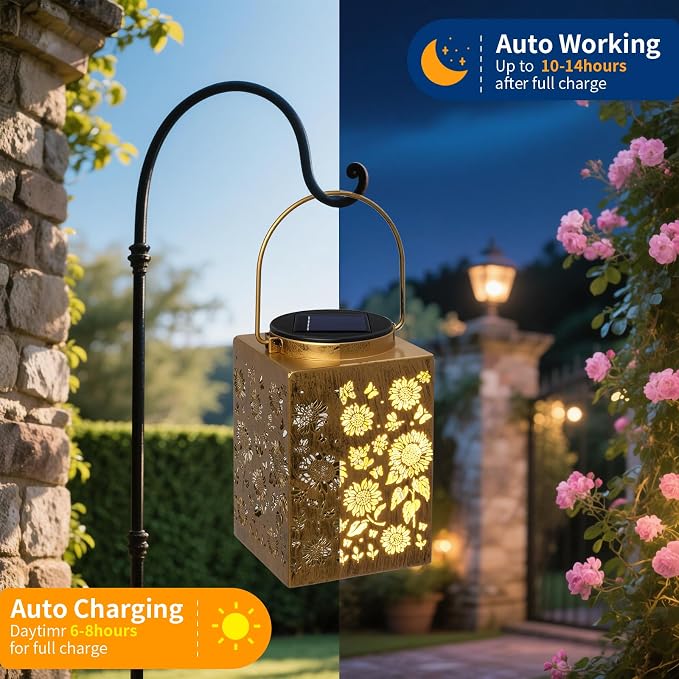2 Pack Solar Lanterns - Image 6
