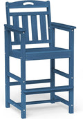Ciokea Heavy Duty Bar Height Chair, 380lbs Outdoor Adirondack Tall Bar Chair by CIOKEA