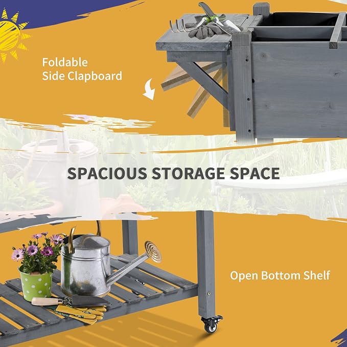 Outsunny Raised Garden Bed - Image 6