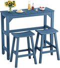 3 Piece Outdoor Bar Set, Poolside and Bistro, Weatherproof by LAHAAP