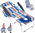 ABORON Tanning Chair with Face Hole, 5-Position Adjustable Reclining Beach by ABORON