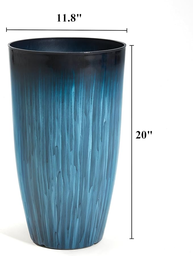 Worth Garden 20" H. Large Plastic Planters - Image 6