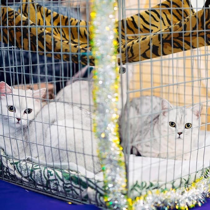 Jetec 2 Pack Cat Hammock for Cage, Catio Accessories Reversible Soft Cats Bed - Image 2