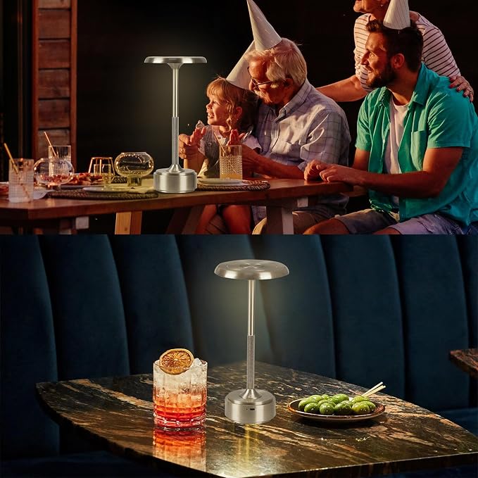 5200mAh Rechargeable Cordless LED Table Lamps Touch Sensor Light, 3-Levels - Image 5