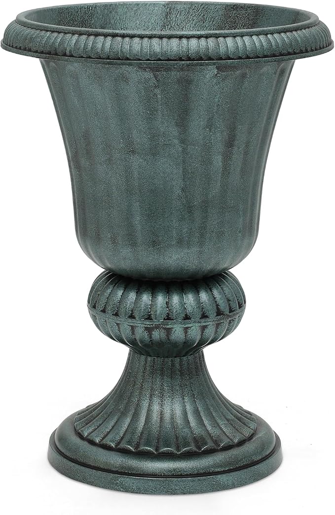Magshion 20" Urn Planter for Outdoor and Indoor Plants, Large Decorative Front by Magshion