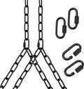 Heavy Duty Porch Swing Hanging Chain Kit 1500 Lbs Capacity, 4 Quick Links & 2 by Unknown