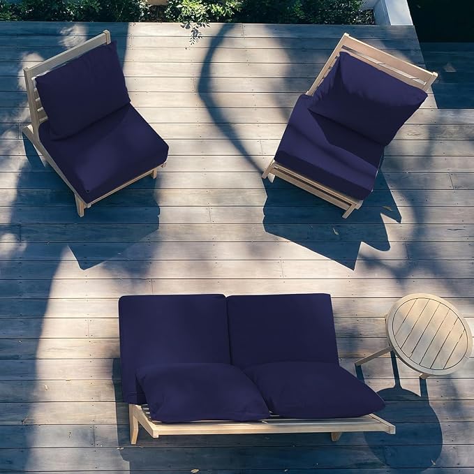 Sundale Outdoor Olefin Deep Seat Cushion, Patio Chair Cushion and Pillow - Image 9