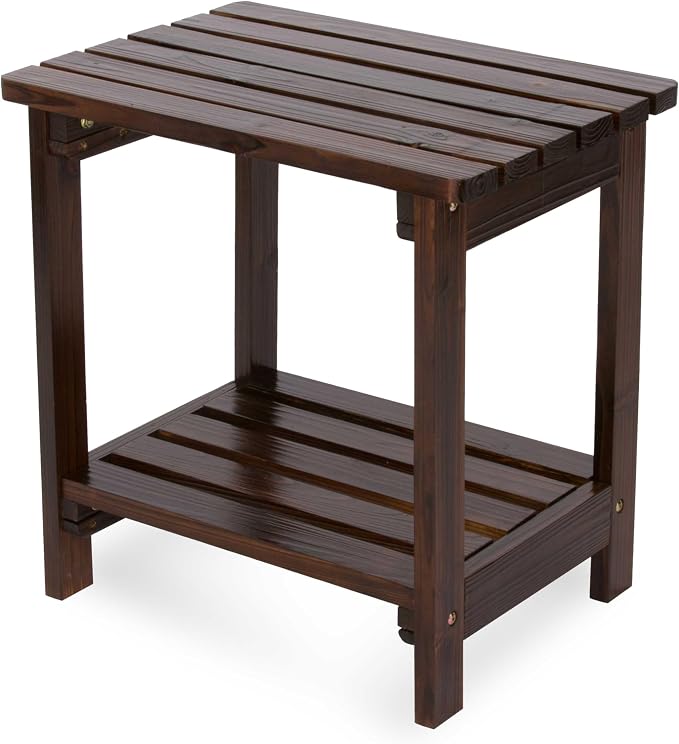 Shine Company Providence Rectangular Solid Wood Table, Outdoor Adirondack Small by ShineCompany
