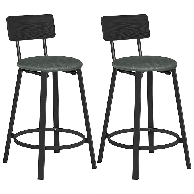 VASAGLE Bar Stools, 29.7-Inch Barstools by VASAGLEbySONGMICSHOME