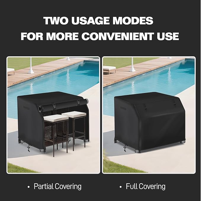 41 Inch Outdoor Patio Bar Set Cover - Image 2