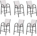 6-Piece Outdoor Bar Stool Set by BUPPLEE