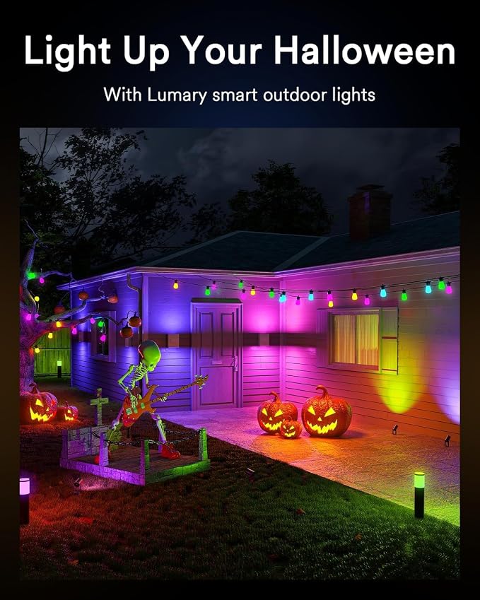 Lumary 6 Pack Smart Pathway Lights 2100LM, RGBAI/Cool/Warm White, Aluminum - Image 8