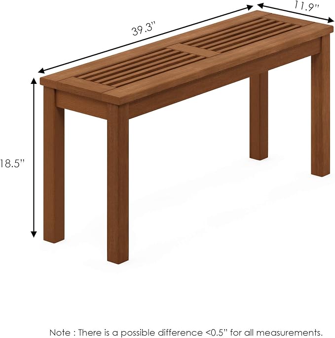 Furinno FG181110-C Tioman Outdoor Backless Bench - Image 3
