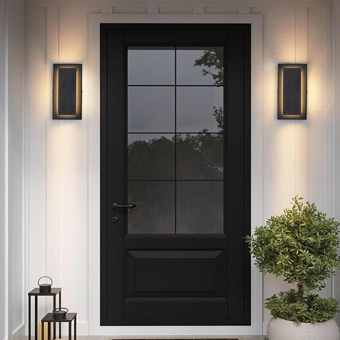 11.8’’ Modern Exterior Lighting Fixtures, Waterproof Exterior Sconce Light - Image 5