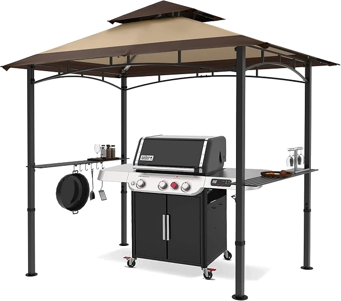 MASTERCANOPY 8 x 5 Grill Gazebo Outdoor BBQ Gazebo Canopy by MASTERCANOPY