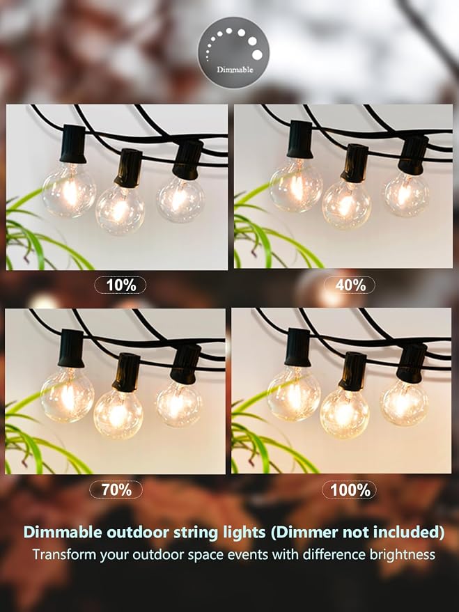 DAMAING Outdoor String Lights 400FT Patio Lights - Image 4