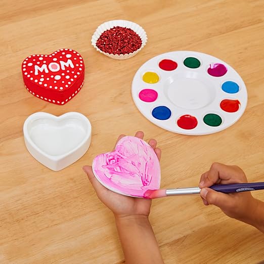 Colorations Decorate Your own Ceramic Heart Boxes - Image 6