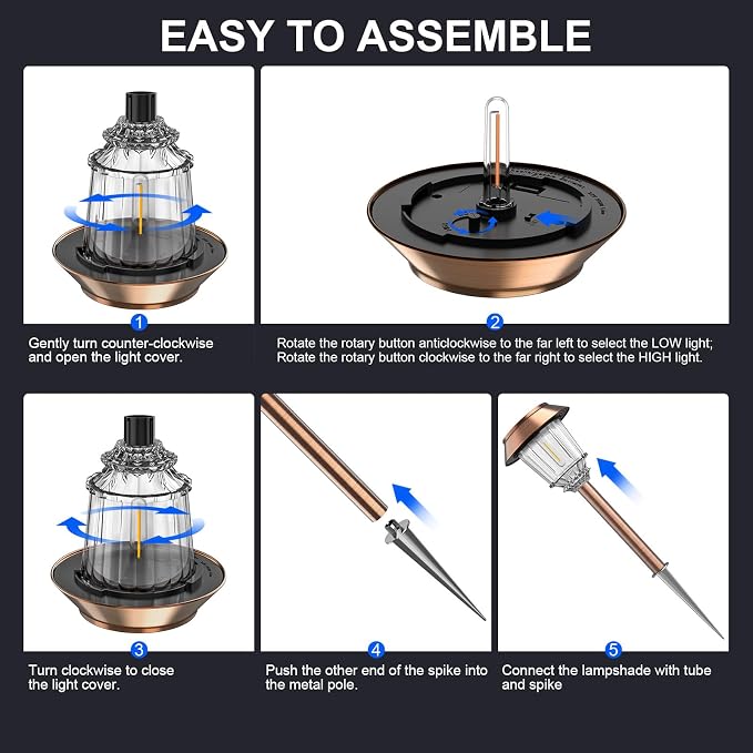XMCOSY+ Solar Pathway Lights Outdoor - Image 7