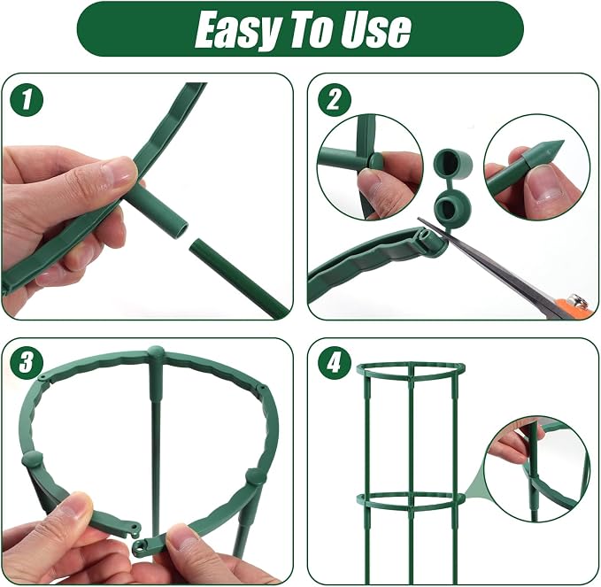 Uzoli 12 Pack Plant Support Stakes Sets - Image 4