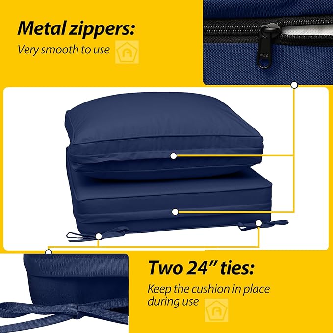 AAAAAcessories Outdoor Deep Seat Cushions - Image 3