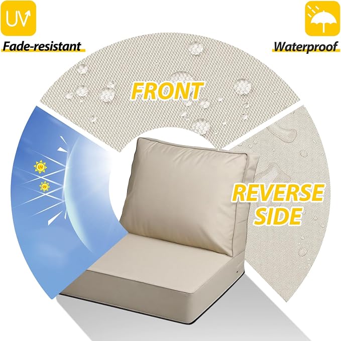 AAAAAcessories Outdoor Deep Seat Cushions - Image 2