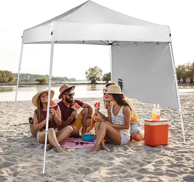VINGLI 6x6 ft Pop Up Canopy Tent, Outdoor Small Canopy Tent - Image 2