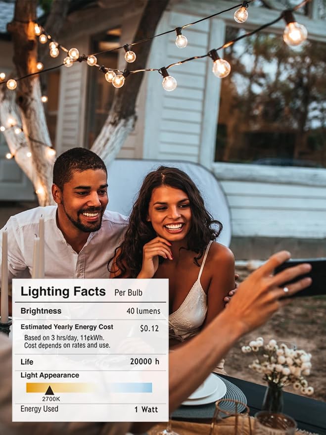 DAMAING Outdoor String Lights 400FT Patio Lights - Image 2