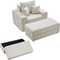 VEVOR Chaise Lounge Chair, 44 in Boneless Modular Chaise Lounge Indoor by VEVOR