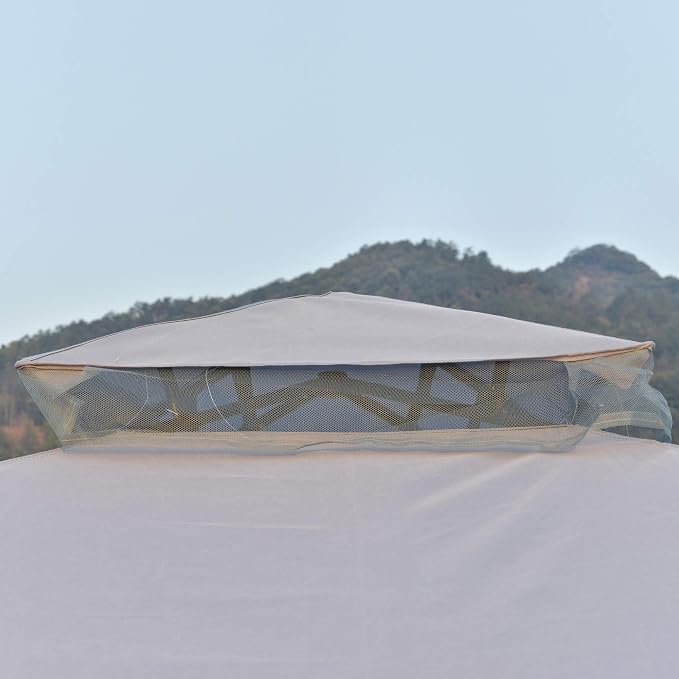 Outsunny 9.6' x 9.6' Patio Gazebo, Outdoor Canopy Shelter - Image 8