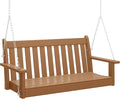 COSTAELM Paradise Outdoor Patio HDPE Hanging Front Porch Swing Bench by Costaelm