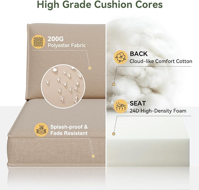 Aoxun Outdoor Replacement Cushions - Image 6