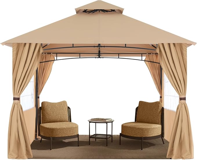 MASTERCANOPY Patio Gazebo Steel Frame Outdoor Gazebo - Image 7