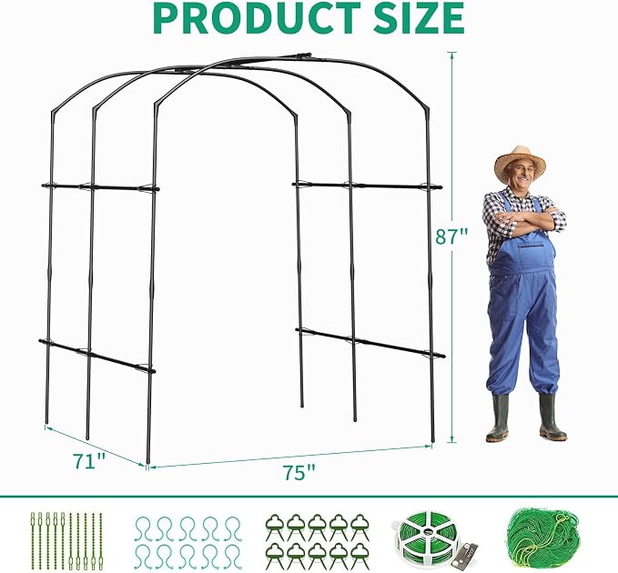 DoCred Tall Garden Arch Trellis - Image 5