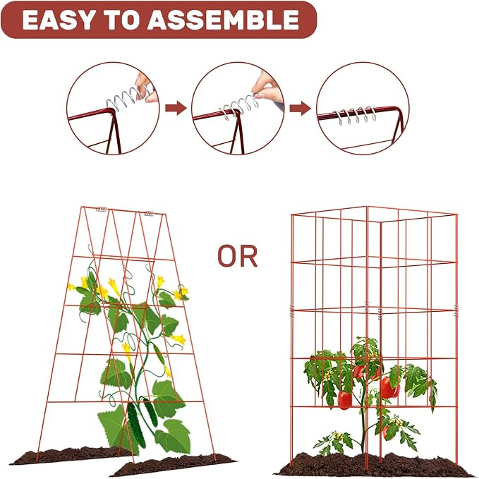 DOEWORKS Cucumber Trellis, 2 Pack, Plant Support - Image 3