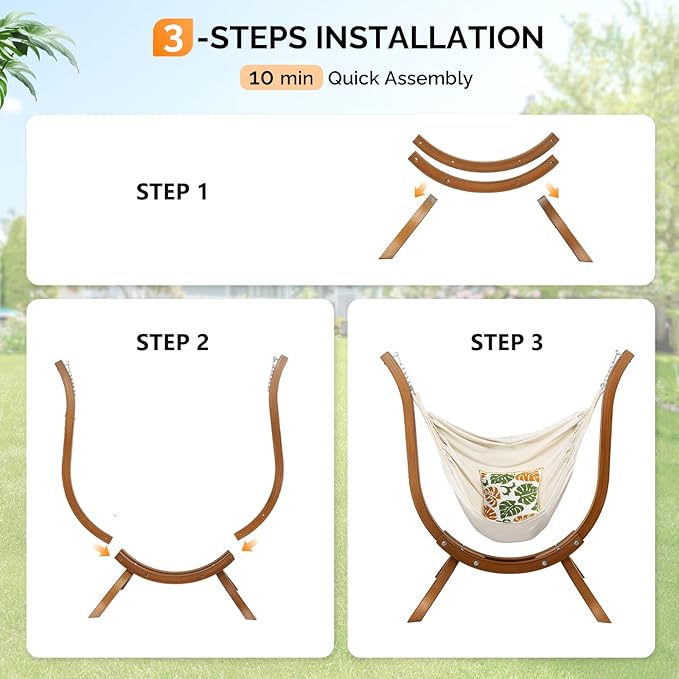 Oncloud Boho Hanging Chair Set - Image 5