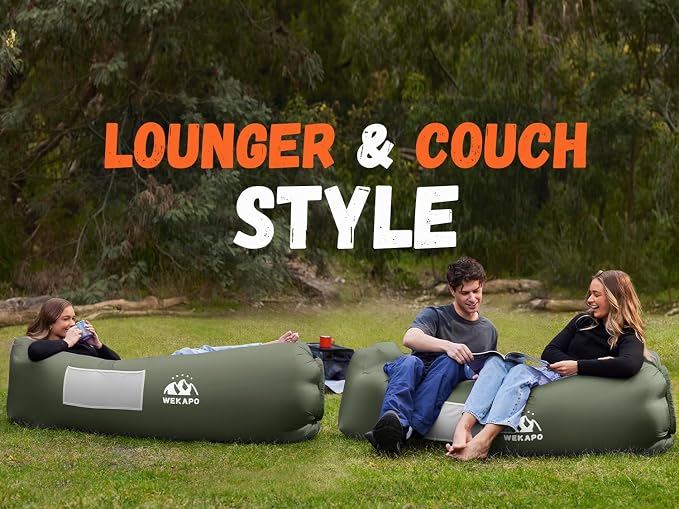 WEKAPO Inflatable Couch Air Lounger Chair - Image 7