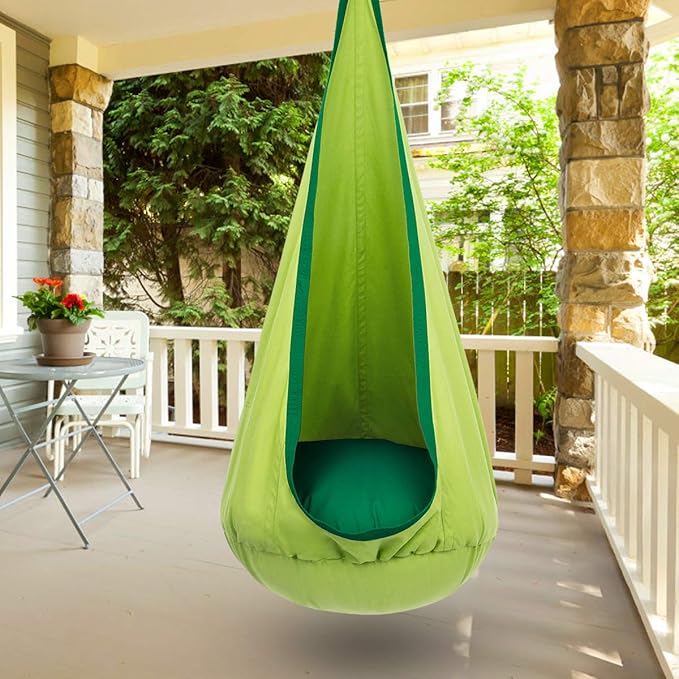 Y-STOP Kids Pod Swing Seat, Hanging Hammock Chair - Image 8